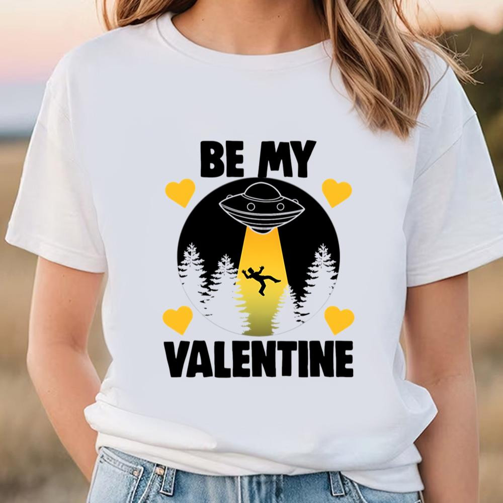 Be My Valentine Alien T-Shirt Gift For Lover .jpg