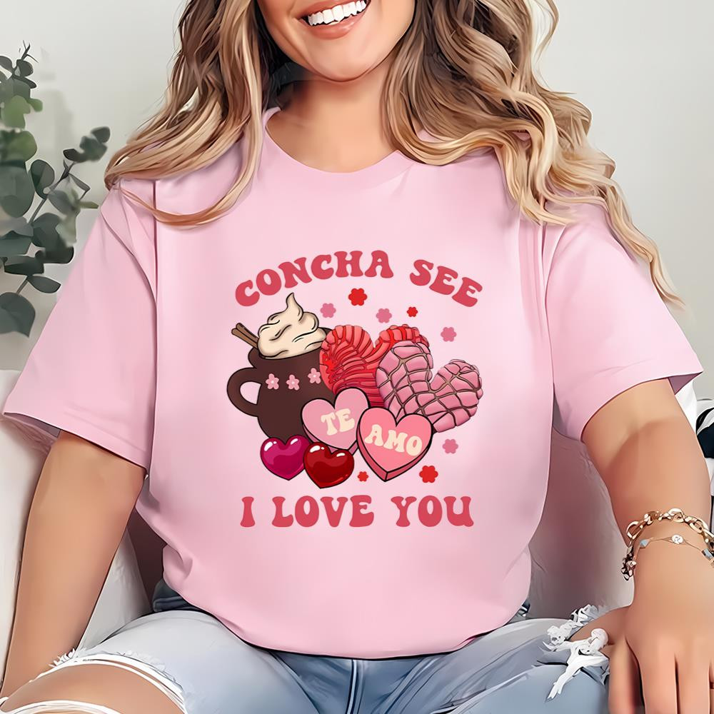 Concha See Te Amo Mexican Valentine Shirt .jpg