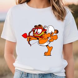 cupid garfield happy valentines t-shirt, gift for her, gifts for him