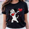 Dalmatian Face Mask Dab Dance Valentine Dog T-Shirts .jpg
