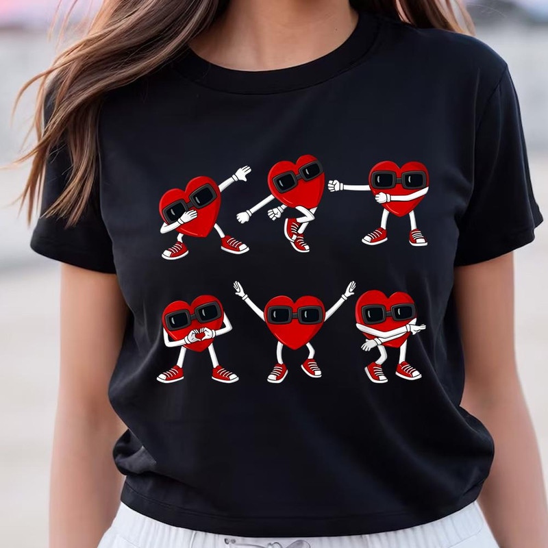 Dancing Hearts Dance Valentines Day T-shirt .jpg