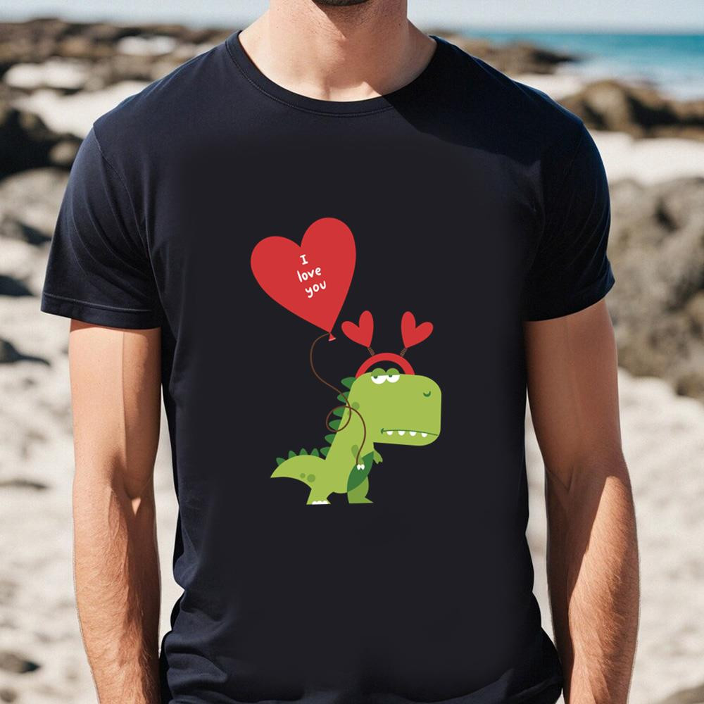 Dinosaur Valentine's Day T-Shirt .jpg