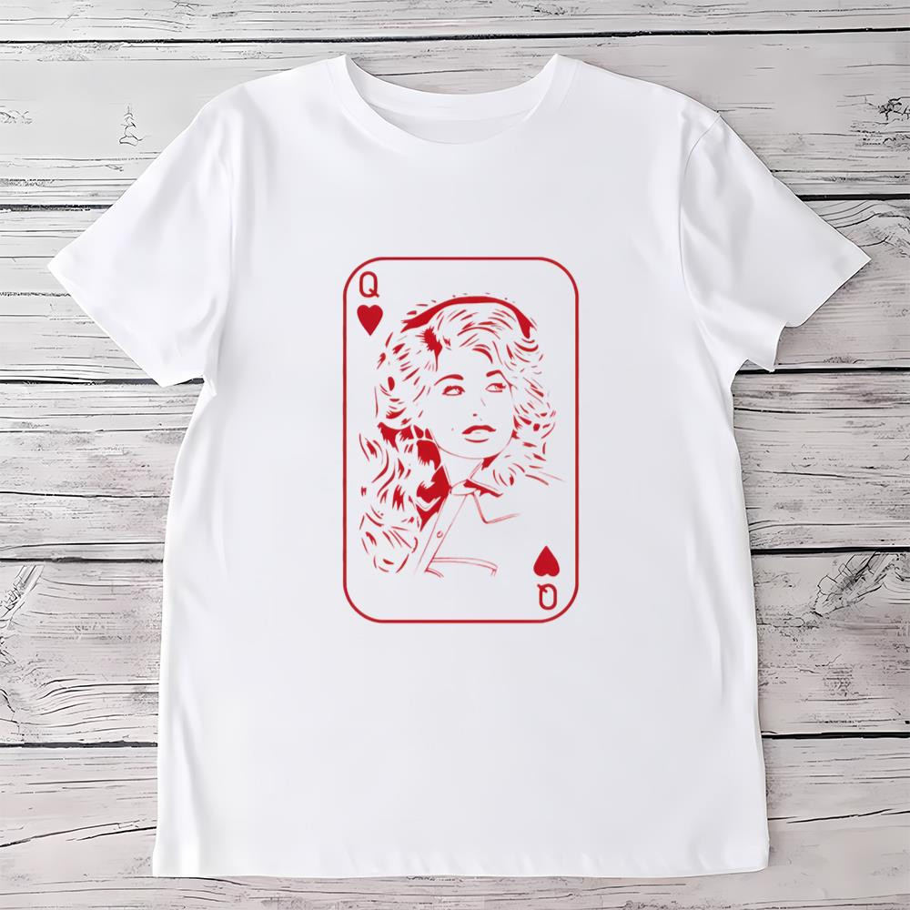Dolly Queen Of Hearts Card Valentine's Day Shirt, Dollyy country music Shirt .jpg