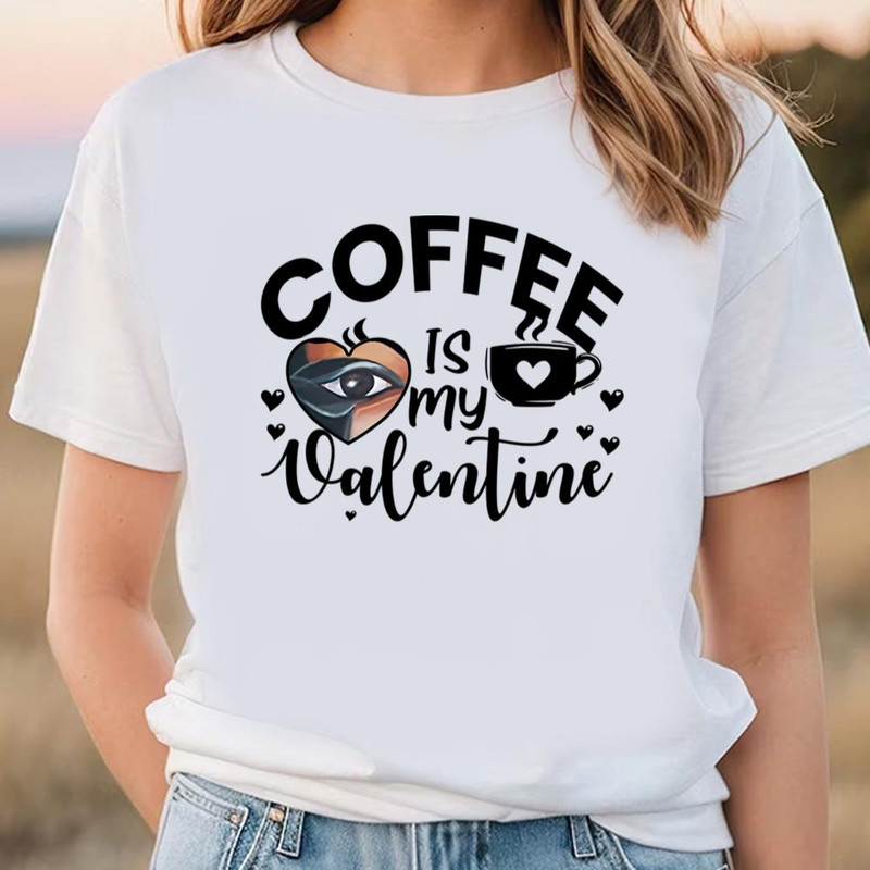 Funny Coffee Is My Valentine T-Shirt .jpg