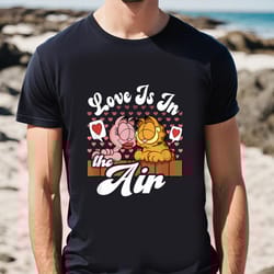 garfield valentines day garfield arlene love is in the air t-shirt, gift for her, gifts for him