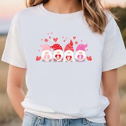 gnome valentine t-shirt gift for lover, gift for her, gifts for him