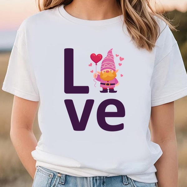 Gome Love Ballon Valentine T-Shirt .jpg