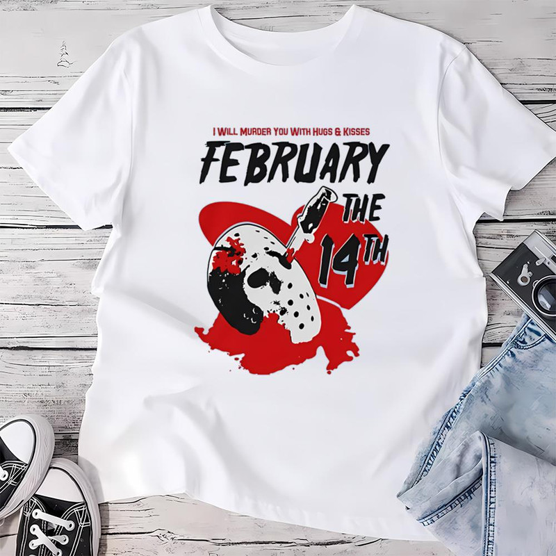 Horror Valentine February The 14th Movie Fan T-Shirt .jpg