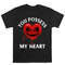 Horror Valentines Day Gifts Creepy Heart T-Shirt .jpg