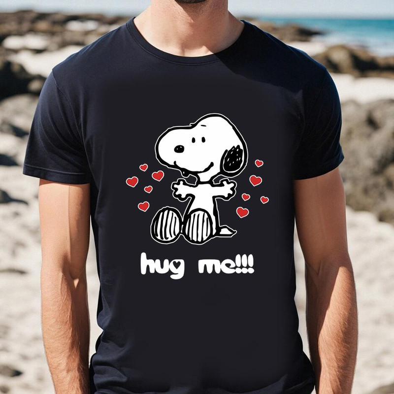 Hug Me Valentines Day Snoopy Shirt .jpg