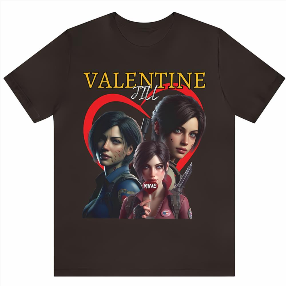 Jill Valentine Resident Evil Valentine's Day Shirt .jpg