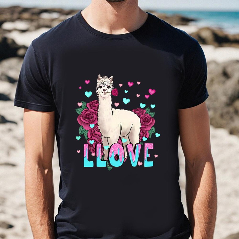 LLama LLove Valentines Day Shirt .jpg