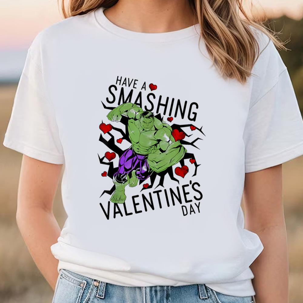 Marvel Hulk Have A Smashing Valentine's Day T-Shirt .jpg