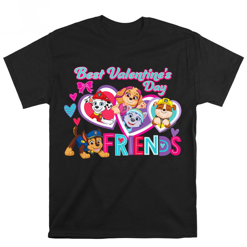 Paw Patrol Best Valentine's Day T-Shirt .jpg