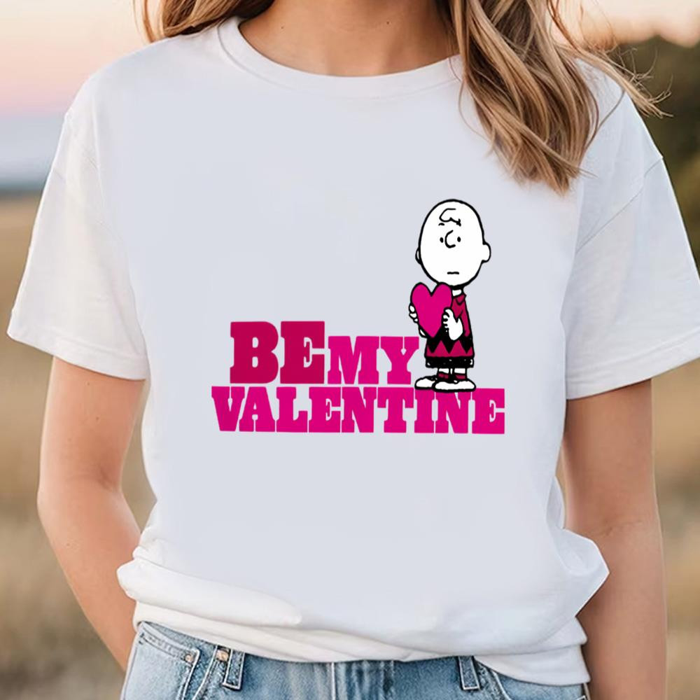 Peanuts Charlie Brown Be My Valentine Baby T-Shirt .jpg