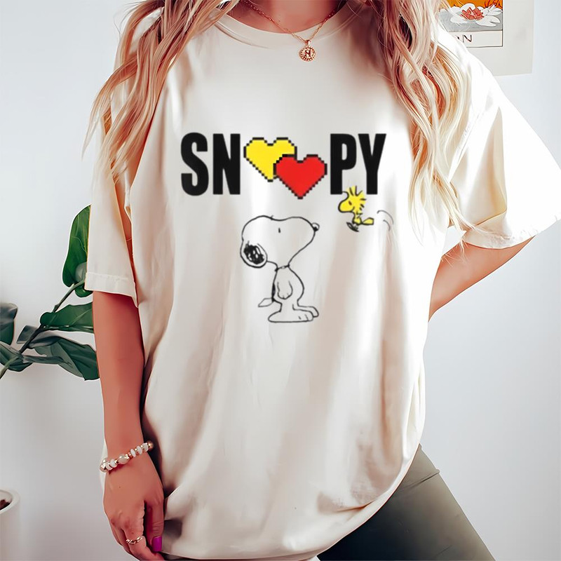 Peanuts Valentine Love Snoopy Valentine Shirt .jpg