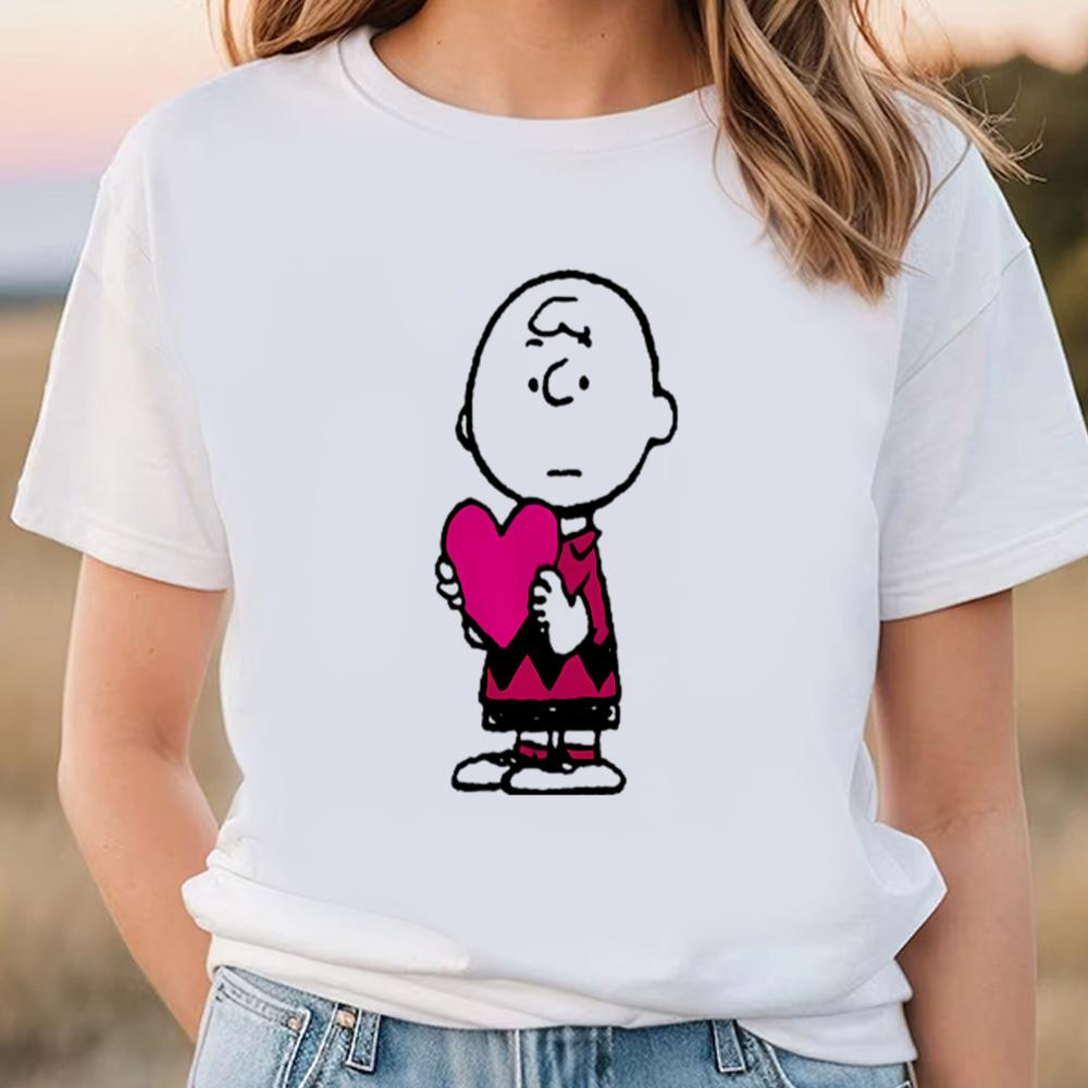 Peanuts Valentine's Day Heart Charlie Brown Toddler T-shirt .jpg