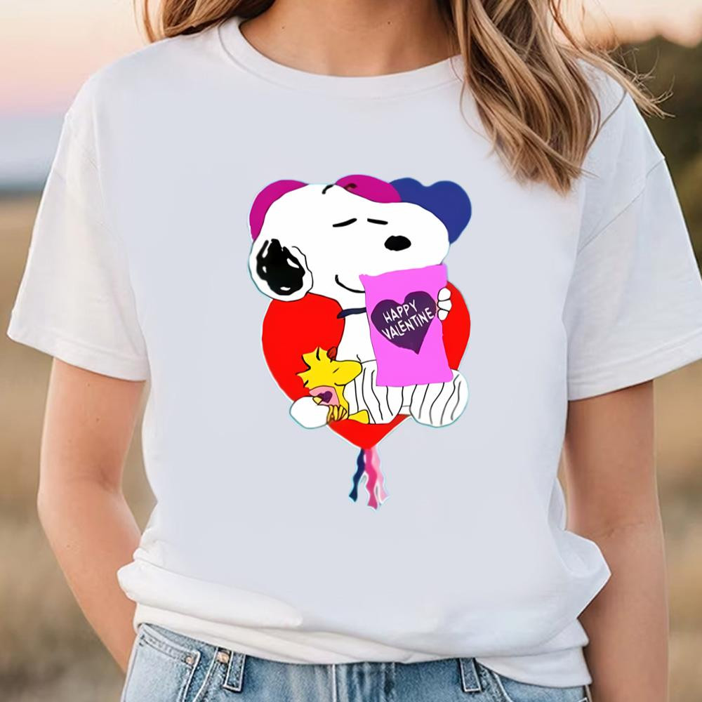 Snoopy And Woodstock Happy Valentine Shirt .jpg