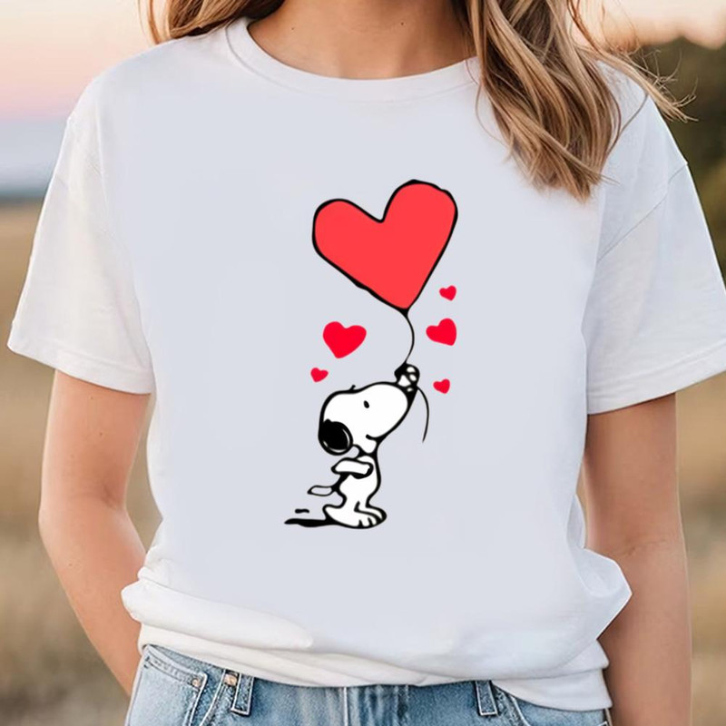 Snoopy Heart Valentine's Day Balloon Snoopy Love Shirt .jpg