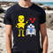 Star Wars C-3PO R2-D2 Droid Love Valentine's Star Wars Valentine T-Shirt .jpg