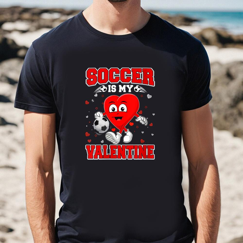 Womens Funny Cute Heart Playing Soccer Lover Valentines T-Shirt .jpg
