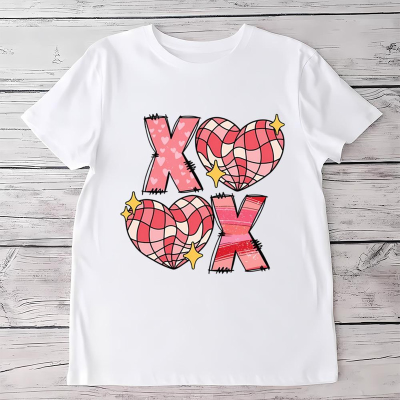 XOXO Pink Heart Valentine Shirt .jpg