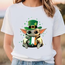 baby yoda star war st patricks day t-shirt, gift for her, gift for him