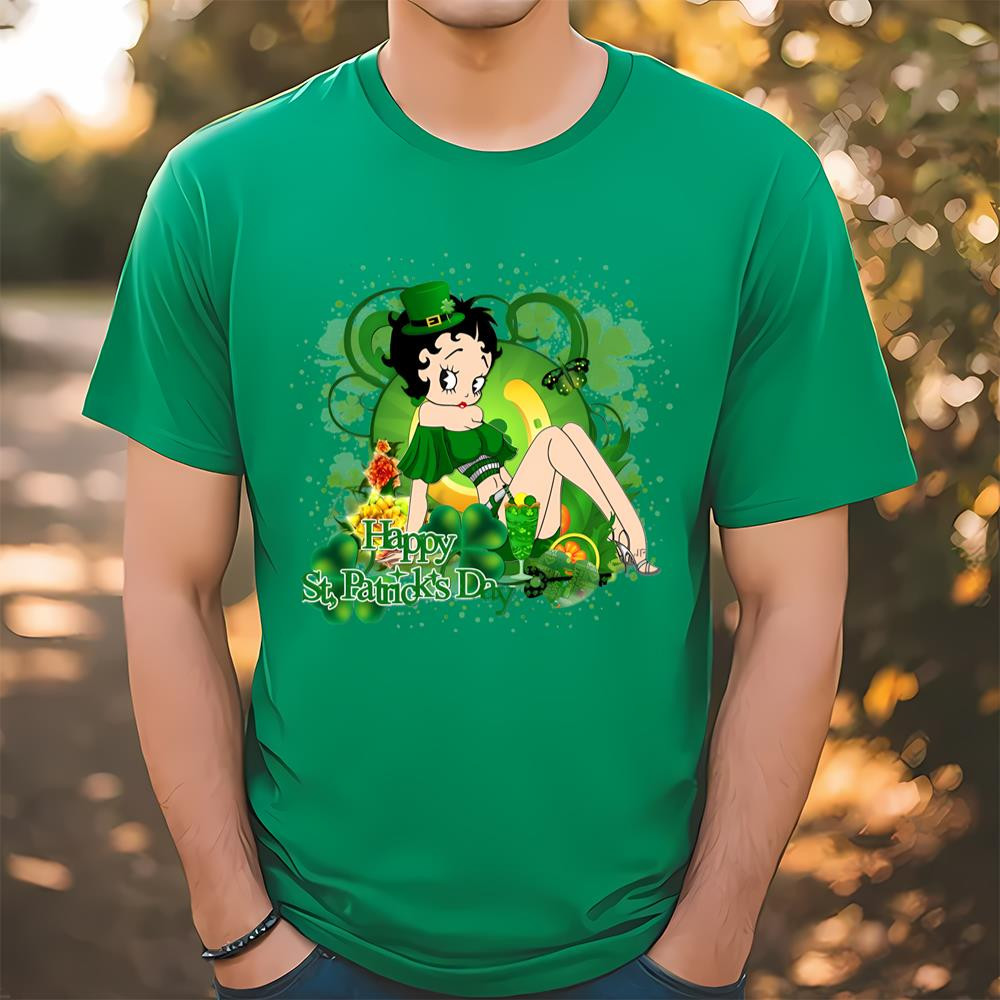 Betty Boop Character Saint Patricks Day Shirt .jpg