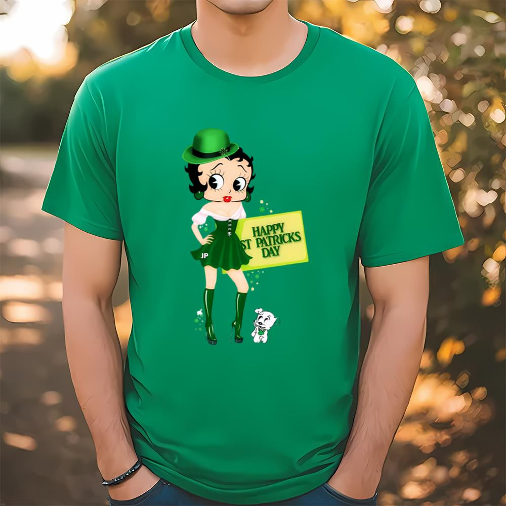 Betty Boop Happy St Patricks Day Shirt .jpg