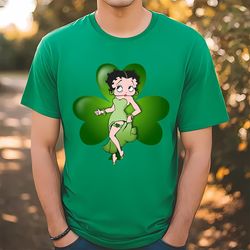betty boop happy st patricks day t-shirt, gift for her, gift for him