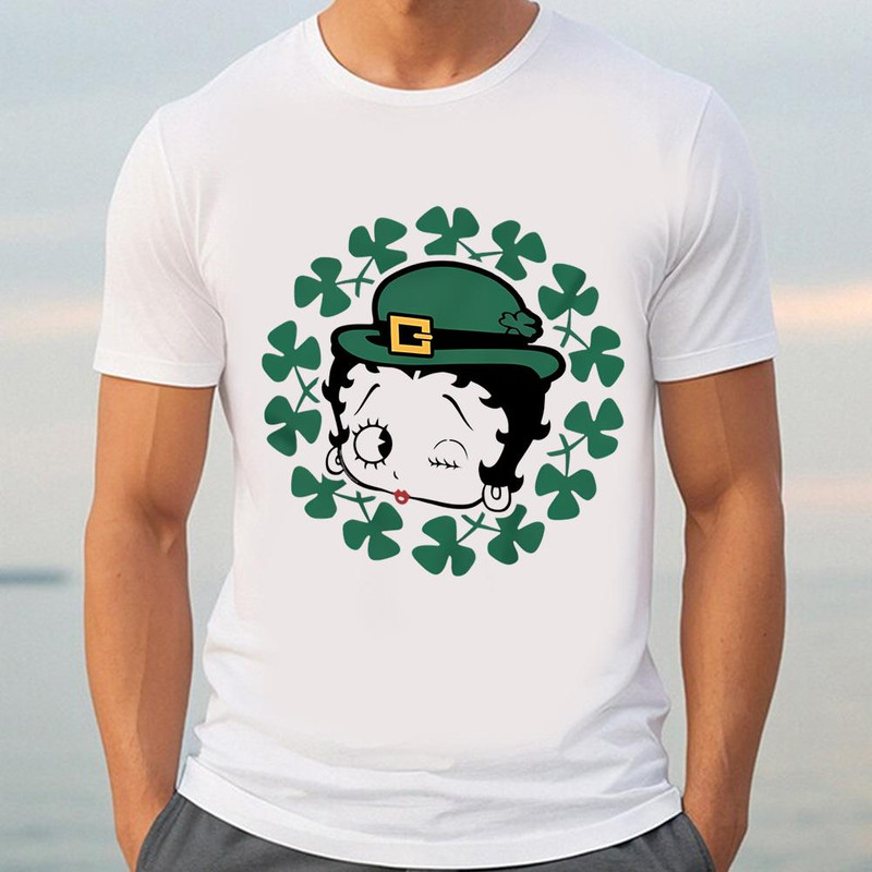 Betty Boop St Patricks Day Leprechaun Shirt .jpg