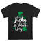 Born Lucky On St. Patricks Day Birthday Unisex T-Shirt .jpg