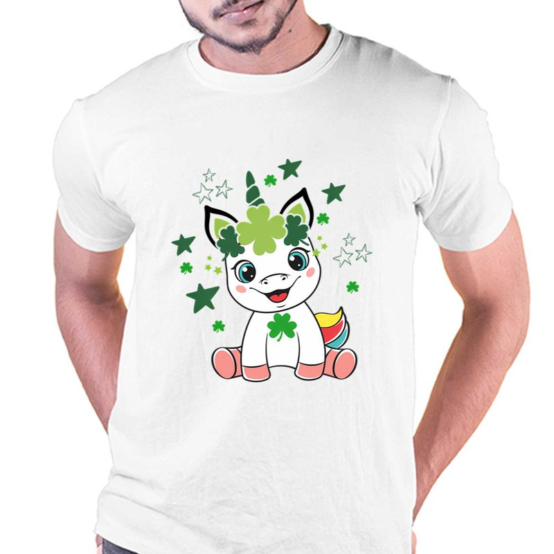 Cute Unicorn St Patricks Day T-shirt .jpg