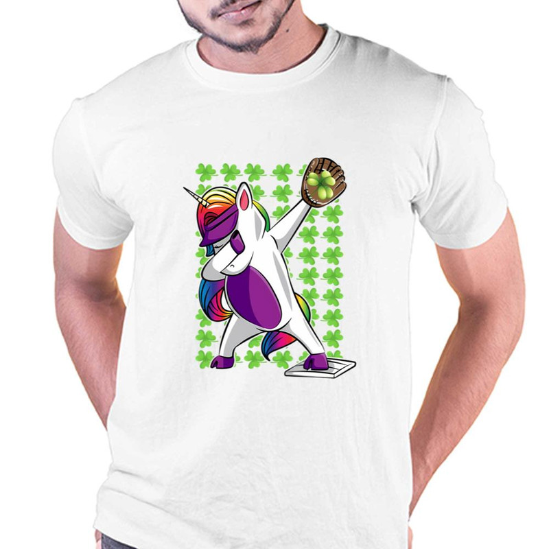 Dabbing Unicorn St Patricks Day T-shirt .jpg