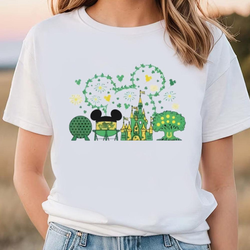 Disney Saint Patrick's Day Shirt, Mickey Mouse Shamrock Shirt .jpg