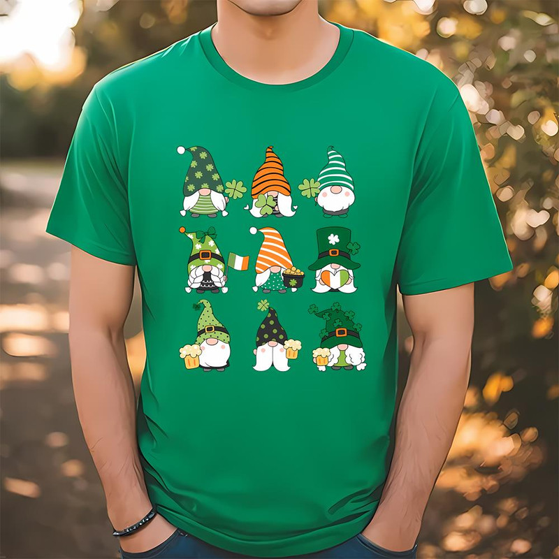 Happy Patricks Day Ireland gnomes T-Shirt .jpg
