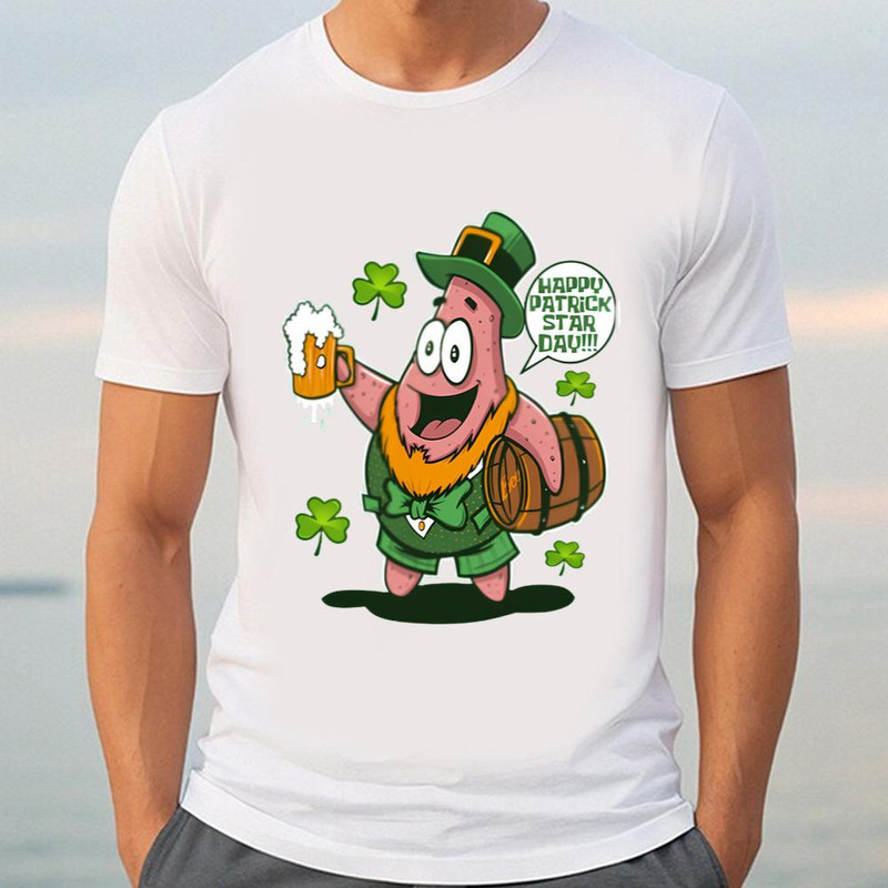 Happy St Patrick Patrick Star Day T Shirt .jpg
