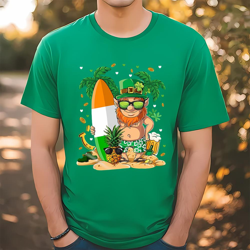 Happy St Patrick's Day Leprechaun Hawaii Shirt .jpg