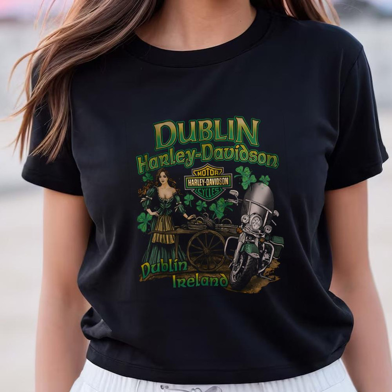 Harley Davidson Dublin Ireland St Patricks Day Shirt .jpg