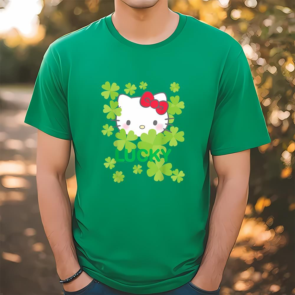 Hello Kitty Lucky St. Patrick's Day Tee Shirt .jpg