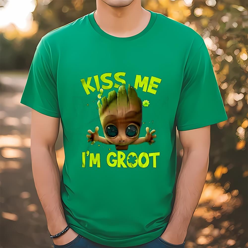 Kiss Me I'm Groot St Patrick's Day T-Shirts .jpg
