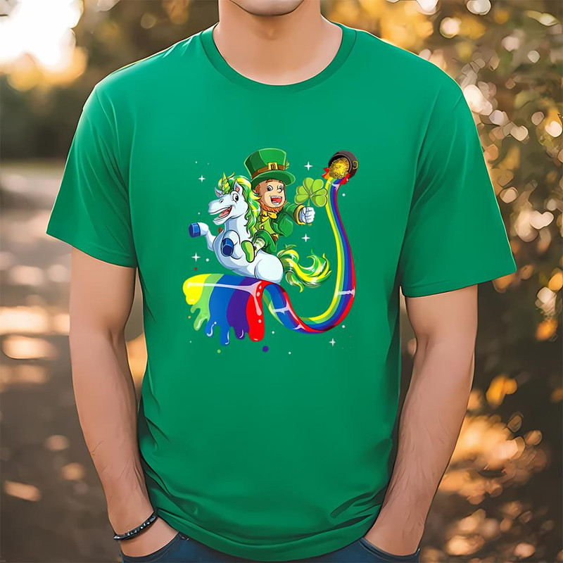 Lepricorn Leprechaun Unicorn Gift St Patricks Day Shirt .jpg