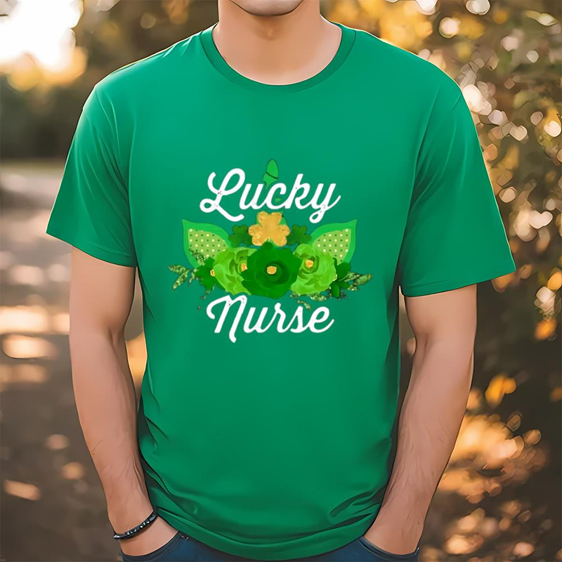Lucky Nurse Unicorn Shamrock St Paddy Saint Patrick Day T-Shirt .jpg