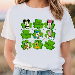 mickey and friends happy st patricks day disney shirt, disney patricks day feeling lucky shirts, gift for her, gift for