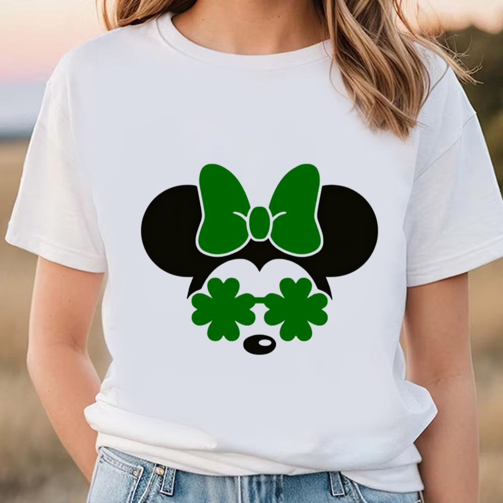 Minnie And Mickey St. Patrick's Day Unisex T-shirts .jpg