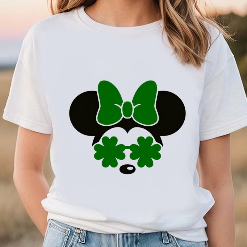 Minnie And Mickey St. Patrick's Day Unisex T-shirts .jpg
