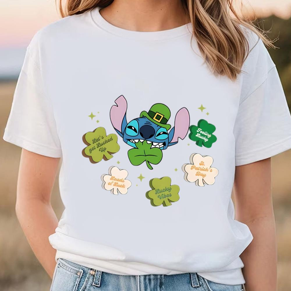 Patricks Day Stitch Lilo And Stitch T-shirts .jpg