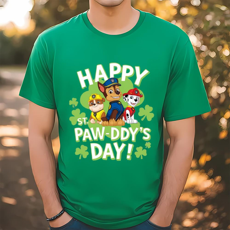 Paw Patrol St. Happy Patrick's Day T-Shirt .jpg