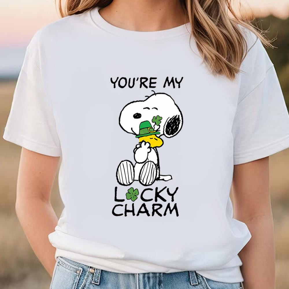 Peanuts St Patricks Snoopy Lucky Charm Shirt .jpg