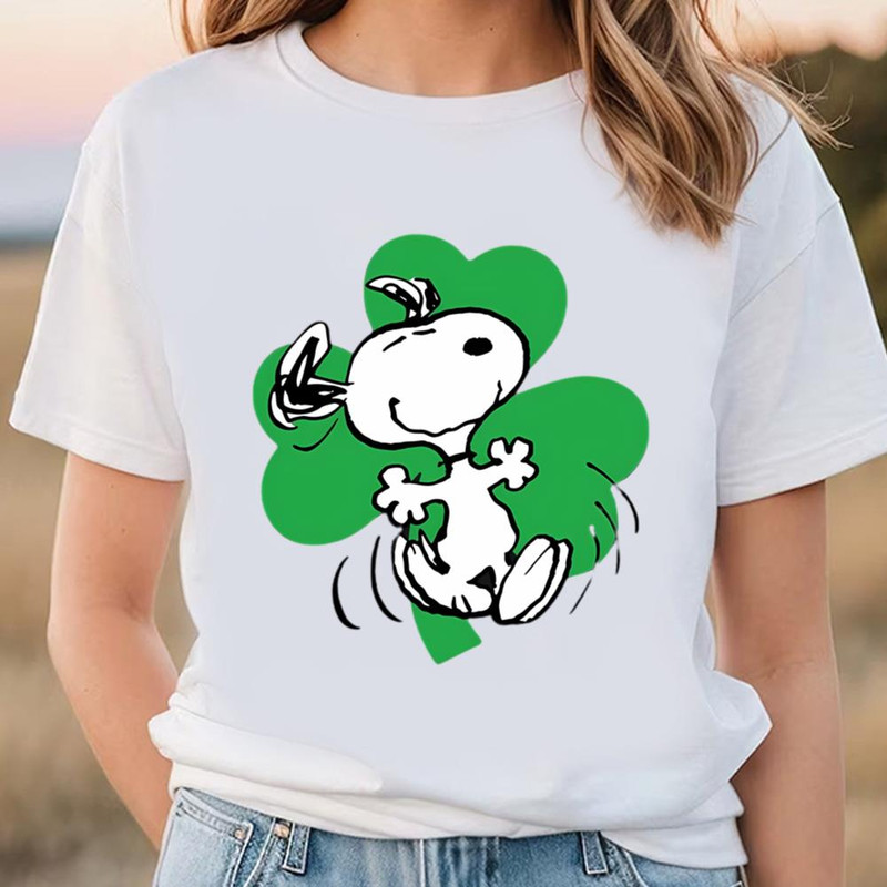 Peanuts St. Patrick's Day With Snoopy T-Shirt .jpg